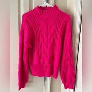 Hot Pink Knit Sweater